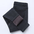 Winter Thick Fleece Jeans For Women