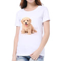 Women 3D Cat Print Casual T-shirt