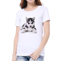 Women 3D Cat Print Casual T-shirt
