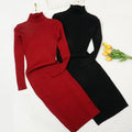 Autumn Winter Women Knitted Dress