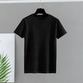 Cotton T Shirt Women Knitted Short Sleeves