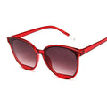 Oval Red Women Sunglasses Female