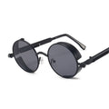 Round Metal Frame Sun Glasses Female
