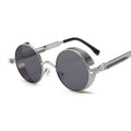 Round Metal Frame Sun Glasses Female
