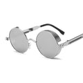 Round Metal Frame Sun Glasses Female