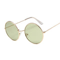 Retro Round Pink Sunglasses Women