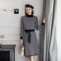 Jacquard Knit Long Maxi Women Dress