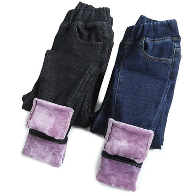 Winter Warm Jeans For Women
