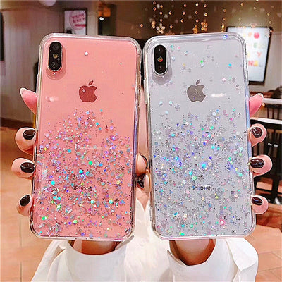 Bling Glitter Stars Case For iPhone 11