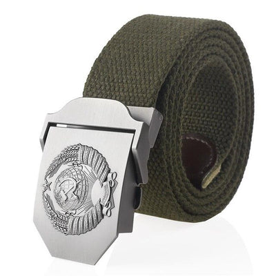 Canvas Belt 3D Soviet National Emblem