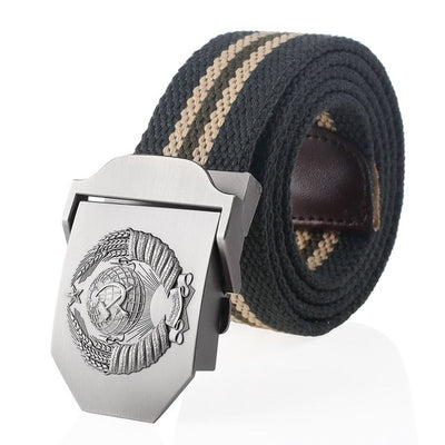 Canvas Belt 3D Soviet National Emblem