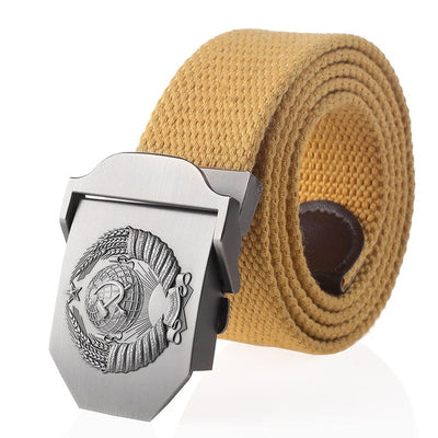 Canvas Belt 3D Soviet National Emblem