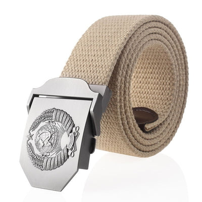 Canvas Belt 3D Soviet National Emblem