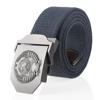 Canvas Belt 3D Soviet National Emblem