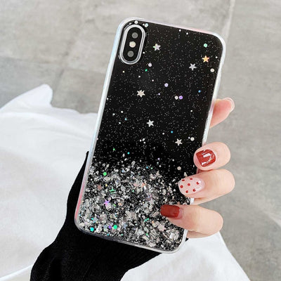 Bling Glitter Stars Case For iPhone 11