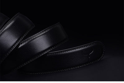 Leather men belt cowhide strap