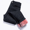 Winter Thick Fleece Jeans For Women