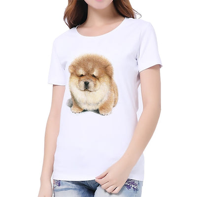 Women 3D Cat Print  Casual T-shirt
