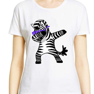 Women 3D Cat Print  Casual T-shirt