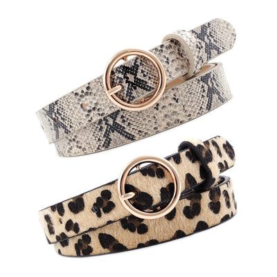 Leopard Belt Women Snake Zebra Print