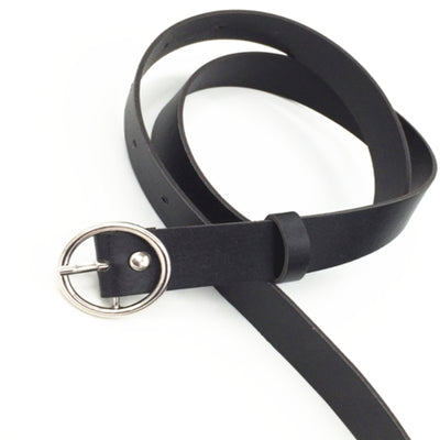 Female Round Buckle Waist Belt