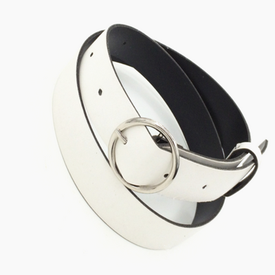 Female Round Buckle Waist Belt