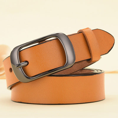 Leather Casual Belt For Female