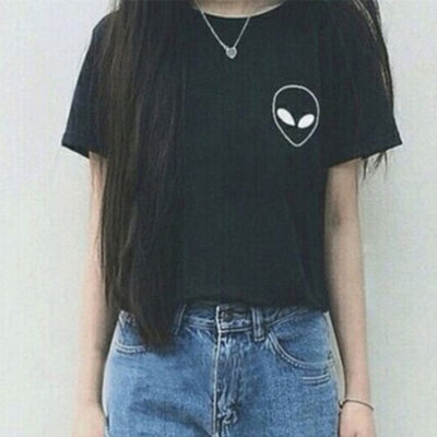 T Shirt For Women Summer Rose Printed