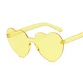 One Piece Love Heart Sunglasses Women