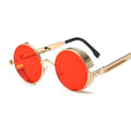 Round Metal Frame Sun Glasses Female