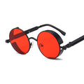 Round Metal Frame Sun Glasses Female