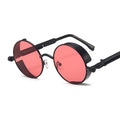 Round Metal Frame Sun Glasses Female