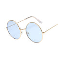 Retro Round Pink Sunglasses Women